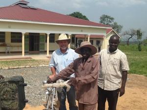 Sam and I with Godfrey before we send him off to RAU's first church plant.