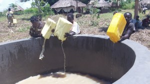 These ladies and others hauled water for our construction needs some distance. The 