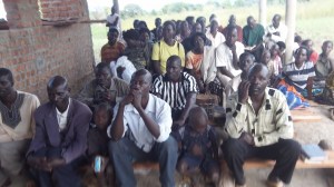 A gathering from the neighborhood to worship, pray and hear about the vision of R.A.U. 