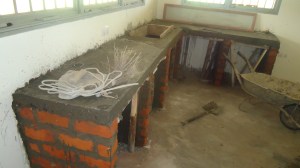 Guesthouse kitchen counter top