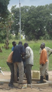 Installing our sub-measurable water pump