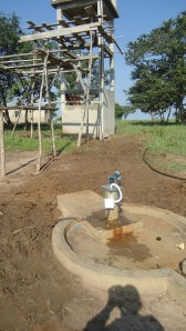 The sub-measurable water pump is in! The wiring still needs to be made more secure