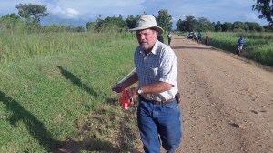 This is the road which is now directly in front of our land on which, as the Lord provides, future medical and educational facilities will be located. Please pray for our work here on the Uganda/South Sudan border and consider helping us walk out the vision the Lord has given us