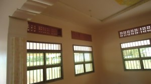 All our vents and screens over them to help keep out those nasty malaria biting mosquitoes!