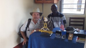 South Sudan is only a mile north of us.