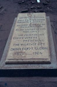 Gravestone in Khartoum