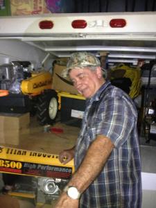 Faithful Seguin brothers loading the RAU container.