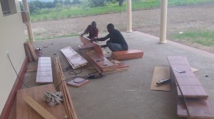 Carpenters at work.
