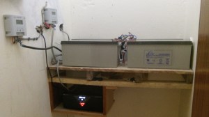 The battery room is finished!