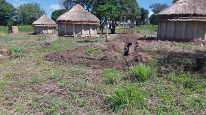 Sight for tukalu latrine and wash station