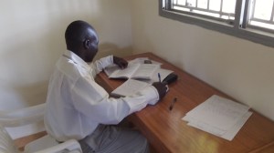 Godfrey studying at RAU