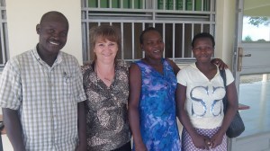 The unsung heroes of the retreat--Sam, Carol, Gracie, and Lucy.
