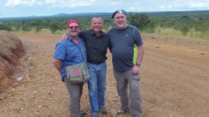 Kevin, Jacob, and Ron on their way to Yumbe