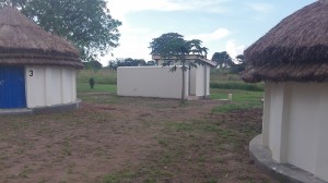 New latrine and bathing station 
