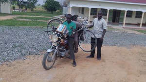 Sending out Godfrey from RAU to Obongi loaded