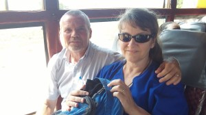 The best thing about the bus ride from Moyo to Kampala is being able to sit beside Carol for 16 hours!