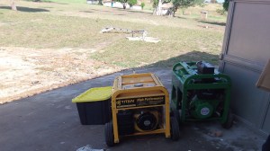 Generators to pump our water and provide other services...thank you Jesus!