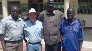 With Daniel (the tall one) who is a Dinka from Bor South Sudan