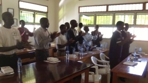 We had many times of sweet worship and praise