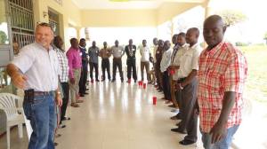 Prayer before one of our meals