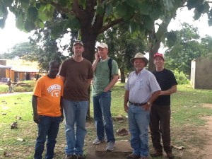 In Moyo town with the guys from Tennessee