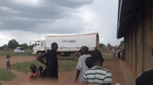 At the camp ready to offload