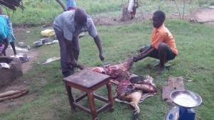 Pork and fish from the Nile were on the menu