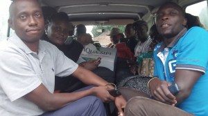 Packed in and ready to head back to Moyo