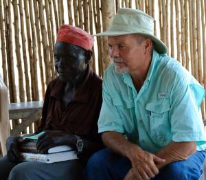 With one of the Imams. Pray these Imams and all the Muslims who attended the church service.